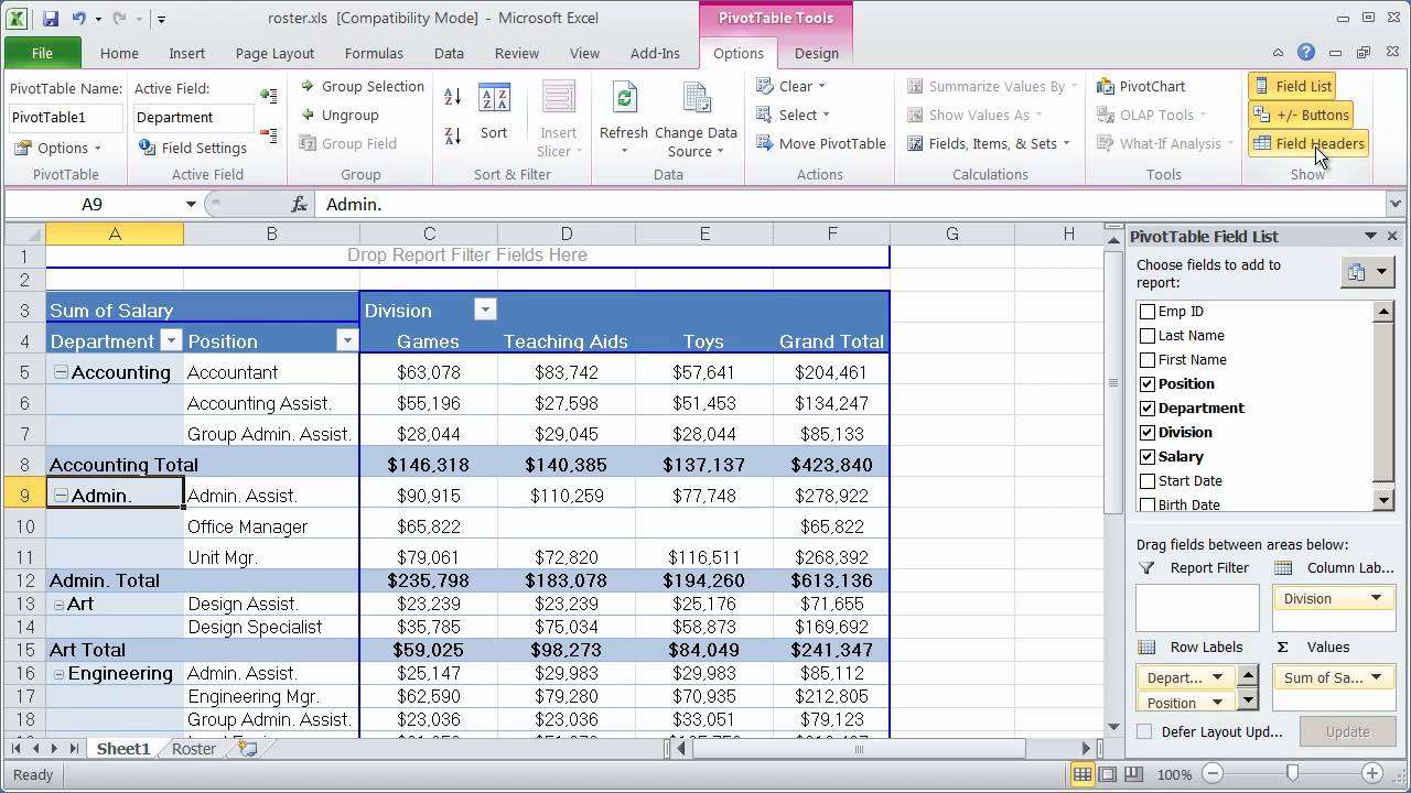 Pivot Chart From Pivot Table In Excel For Mac